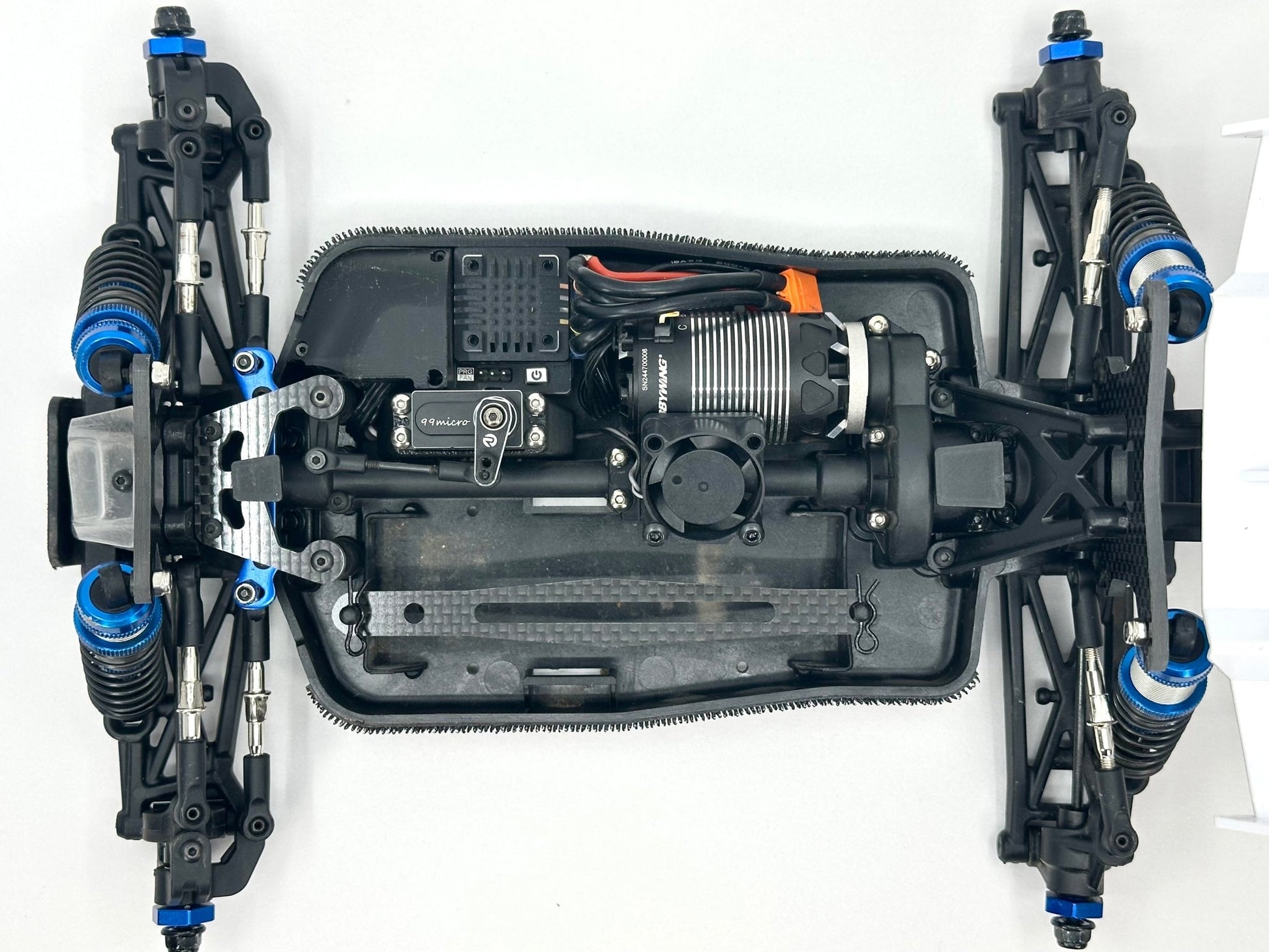 25mm Fan Mount - Team Associated Reflex 14B - WST Racing Products