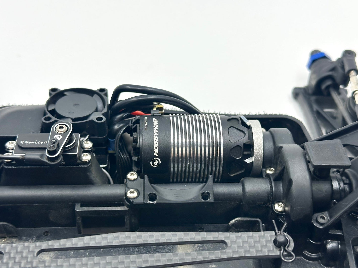 25mm Fan Mount - Team Associated Reflex 14B - WST Racing Products