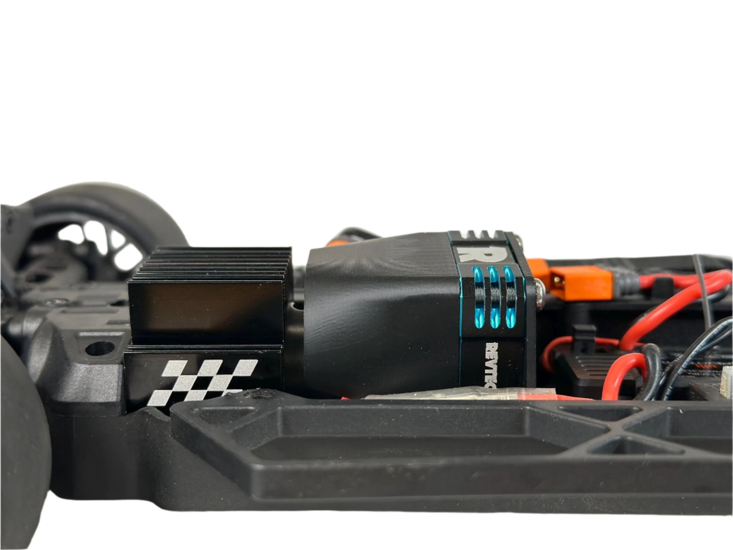 30mm Fan Shroud w/ Fan Mount - Losi 1/12 NASCAR - WST Racing Products