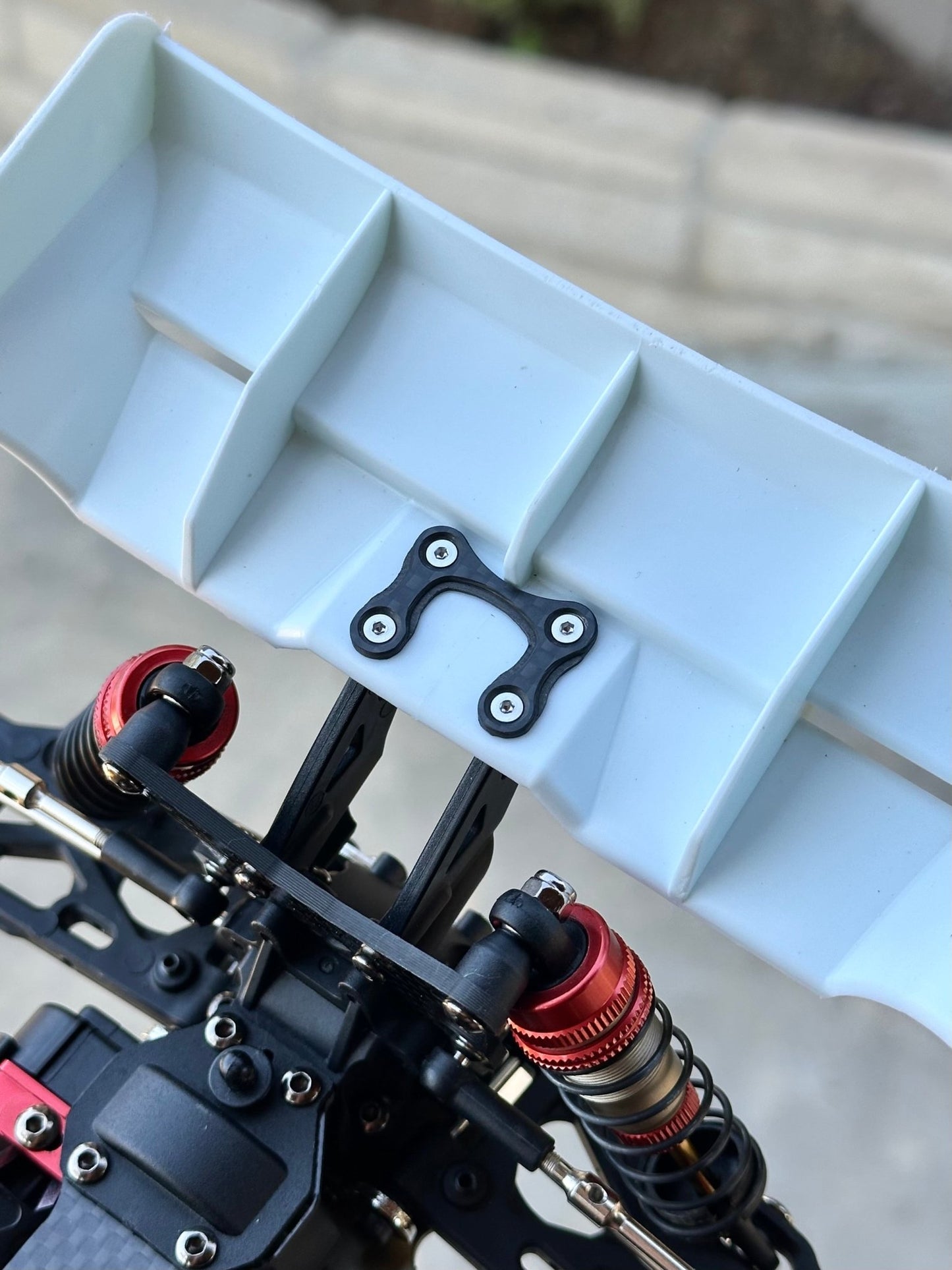 Carbon Fiber Wing Button - LC Racing EMB Series - WST Racing Products