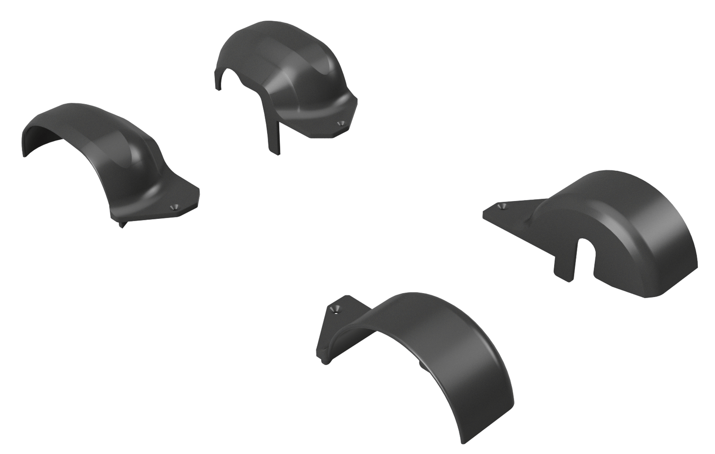 Losi 1/12 NASCAR - Fenders for WST Side Rails and Floor - WST Racing Products