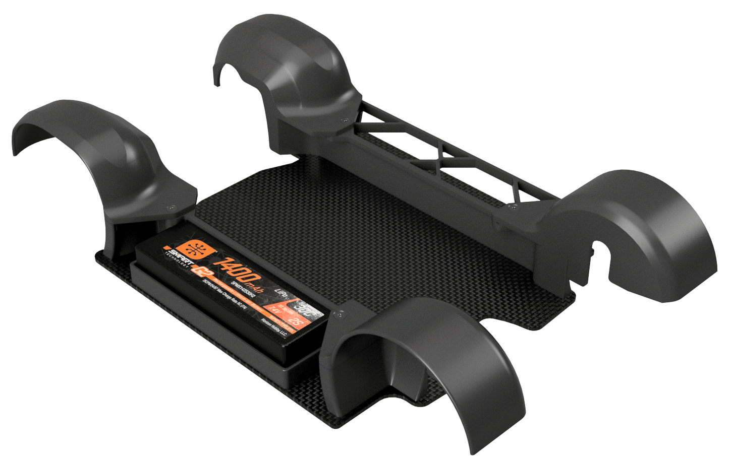Losi 1/12 NASCAR - Fenders for WST Side Rails and Floor - WST Racing Products