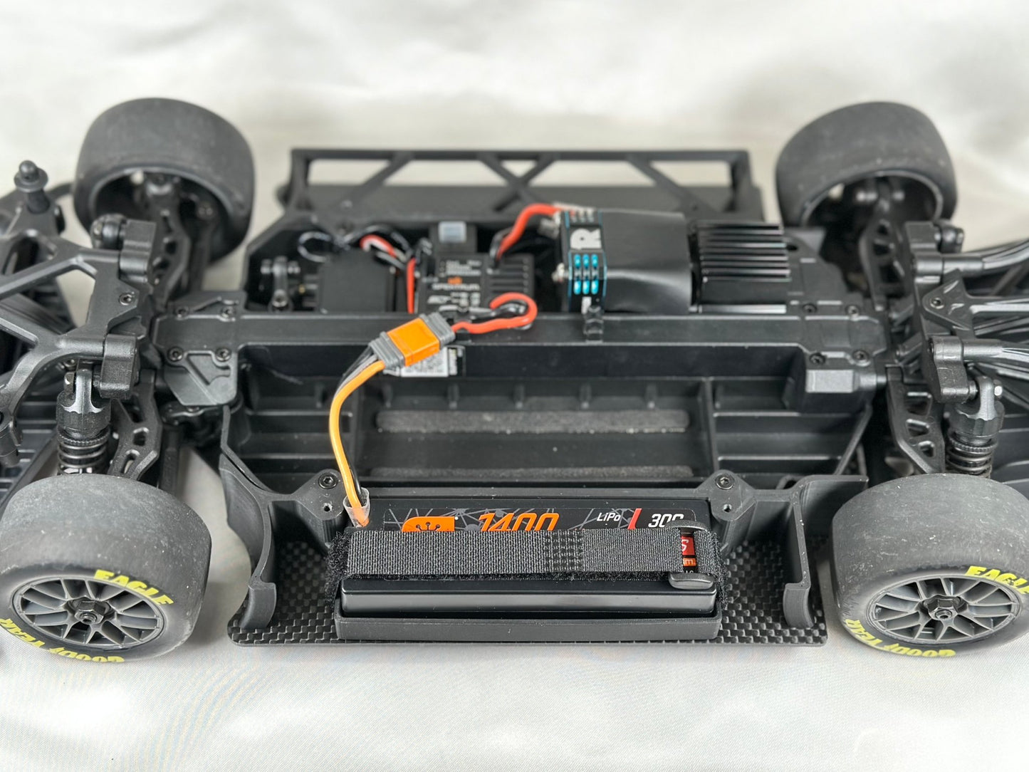 Losi 1/12 NASCAR - Floor Tray - Carbon Fiber - WST Racing Products