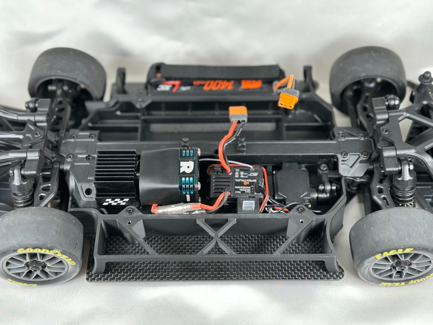 Losi 1/12 NASCAR - Floor Tray - Carbon Fiber - WST Racing Products