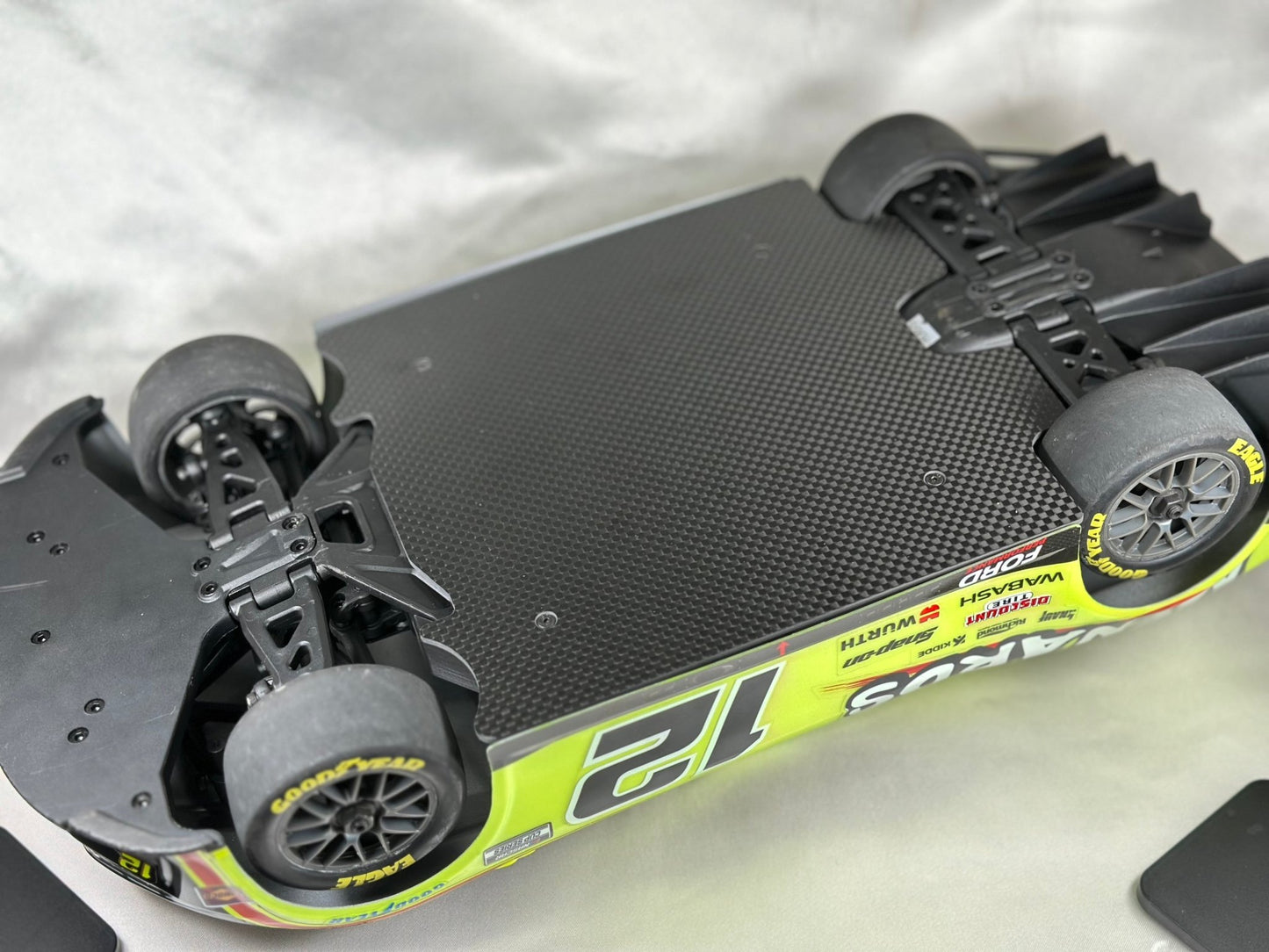 Losi 1/12 NASCAR - Floor Tray - Carbon Fiber - WST Racing Products
