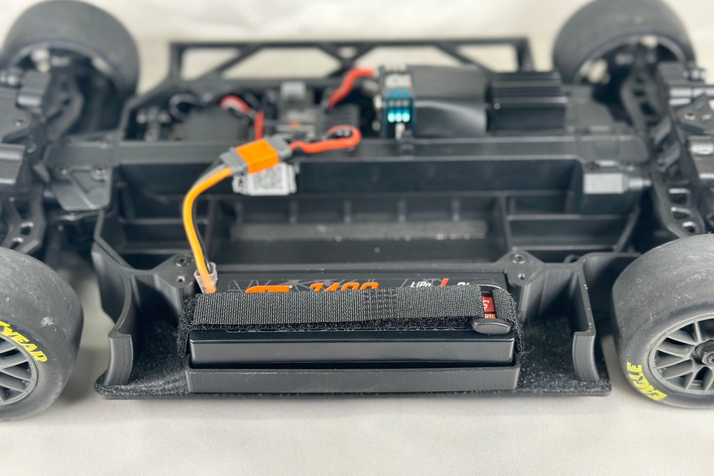Losi 1/12 NASCAR - Side Rails w/ Battery Tray for WST Floor - WST Racing Products