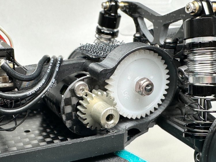 Micro - B Brushless Motor Plate - Carbon Fiber - WST Racing Products