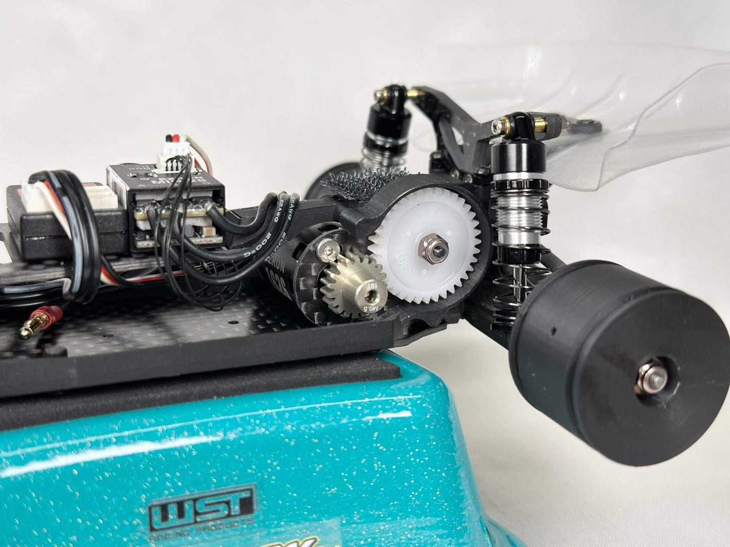Micro - B Brushless Motor Plate - Carbon Fiber - WST Racing Products