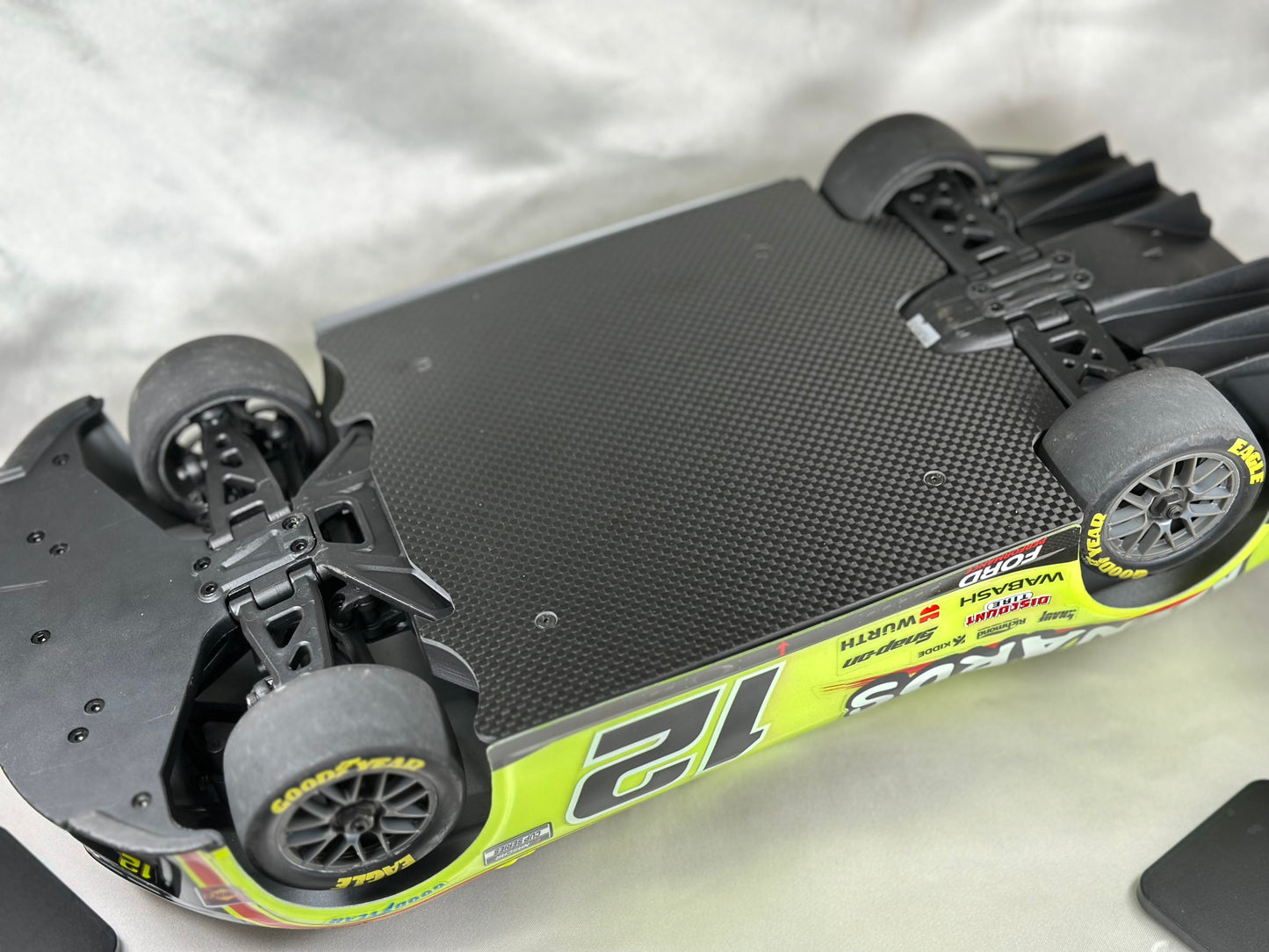 Losi 1/12 NASCAR - Floor Tray - Carbon Fiber