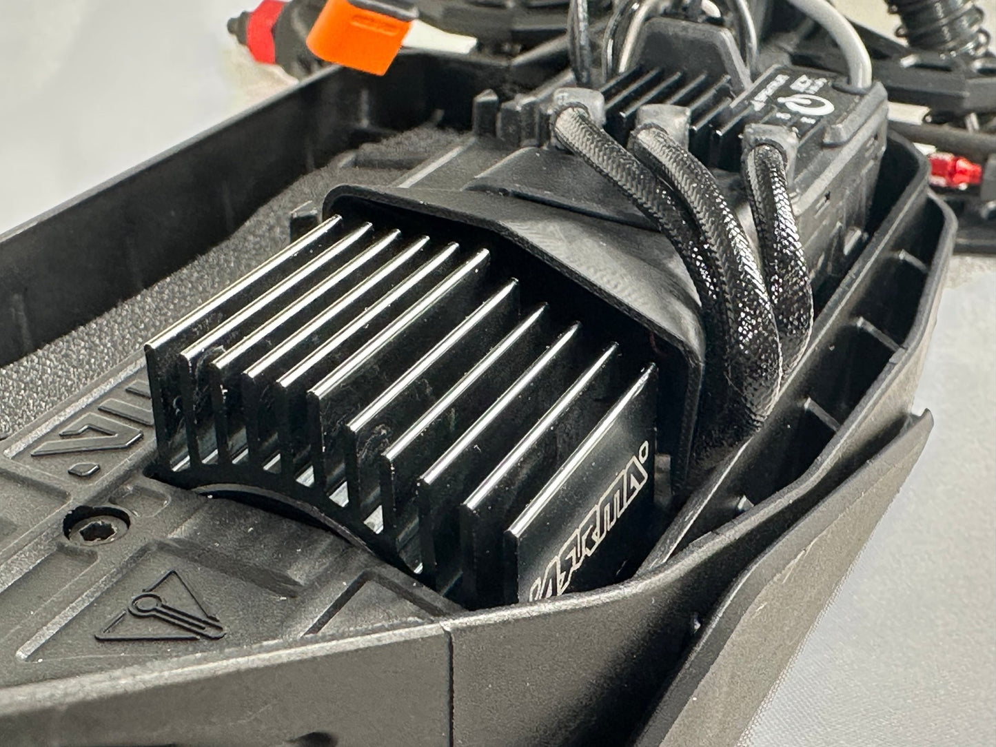 25mm Fan Shroud w/o Wire Passthrough - Arrma Typhon Grom - WST Racing Products
