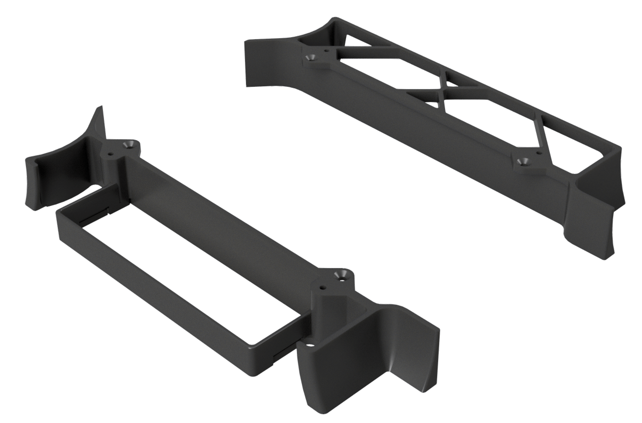 Losi 1/12 NASCAR - Side Rails w/ Battery Tray for WST Floor - WST Racing Products
