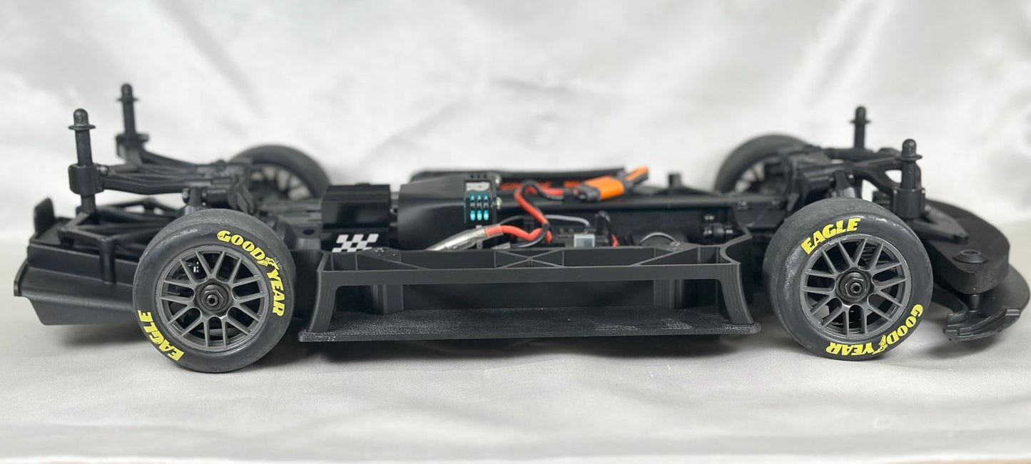 Losi 1/12 NASCAR - Side Rails w/ Battery Tray for WST Floor - WST Racing Products